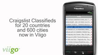 Craigslist Classifieds for 20 countries and 600 cities now in Viigo