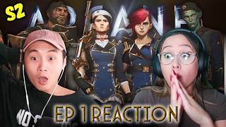 BEST SHOW EVER!!!!! | ARCANE S2 EP 1 REACTION | 