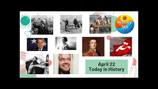 ஏப்ரல் 22 வரலாற்றில் இன்று  |  April 22 Today in History