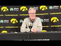 fran mccaffery on mid year transfers injury riddled season facing indiana saturday