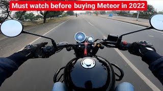 Should you buy Meteor in 2022 | Royal Enfield Meteor Custom Black bs6 |