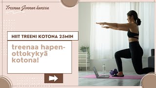 🔥HIIT TREENI KOTONA 30MIN  | ilman välineitä  | EI HYPPYJÄ!  | sis. lämmittely ja jäähdyttely