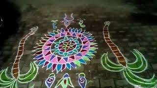 Pongal and poghi kolam...medavakkam,chennai...