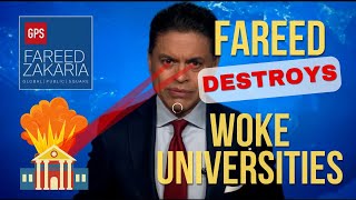 CNN’s Fareed Zakaria exposes woke/DEI Universities like Harvard + clips from Bill Maher. Must watch!