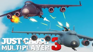 GREATEST FLYING FORTRESS MULTIPLAYER BATTLE Just Cause 3 Multiplayer!