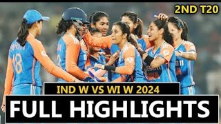 IND W VS WI W T20 2024