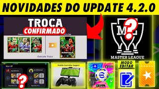 CONFIRMADO! Troca de Jogadores e + Novidades do UPDATE 4.2 do efootball 2025 mobile