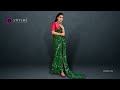 sttylme pleasant foil print saree