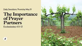 The Importance of Prayer Partners – Daily Devotional