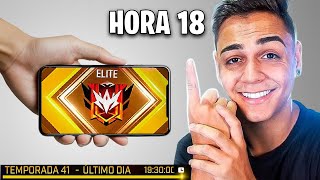 FREITAS ficou 24H JOGANDO até PEGAR ELITE 100 no free fire