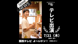 取材を受けました！　木のおもちゃ arumitoy が関西テレビに出るよ♪ #木のおもちゃ #shorts  #京都