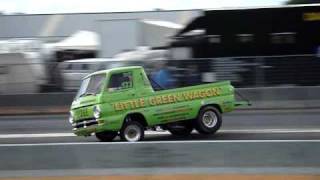 Little green Wagon crash at Dragrace Drachten 20/6/09