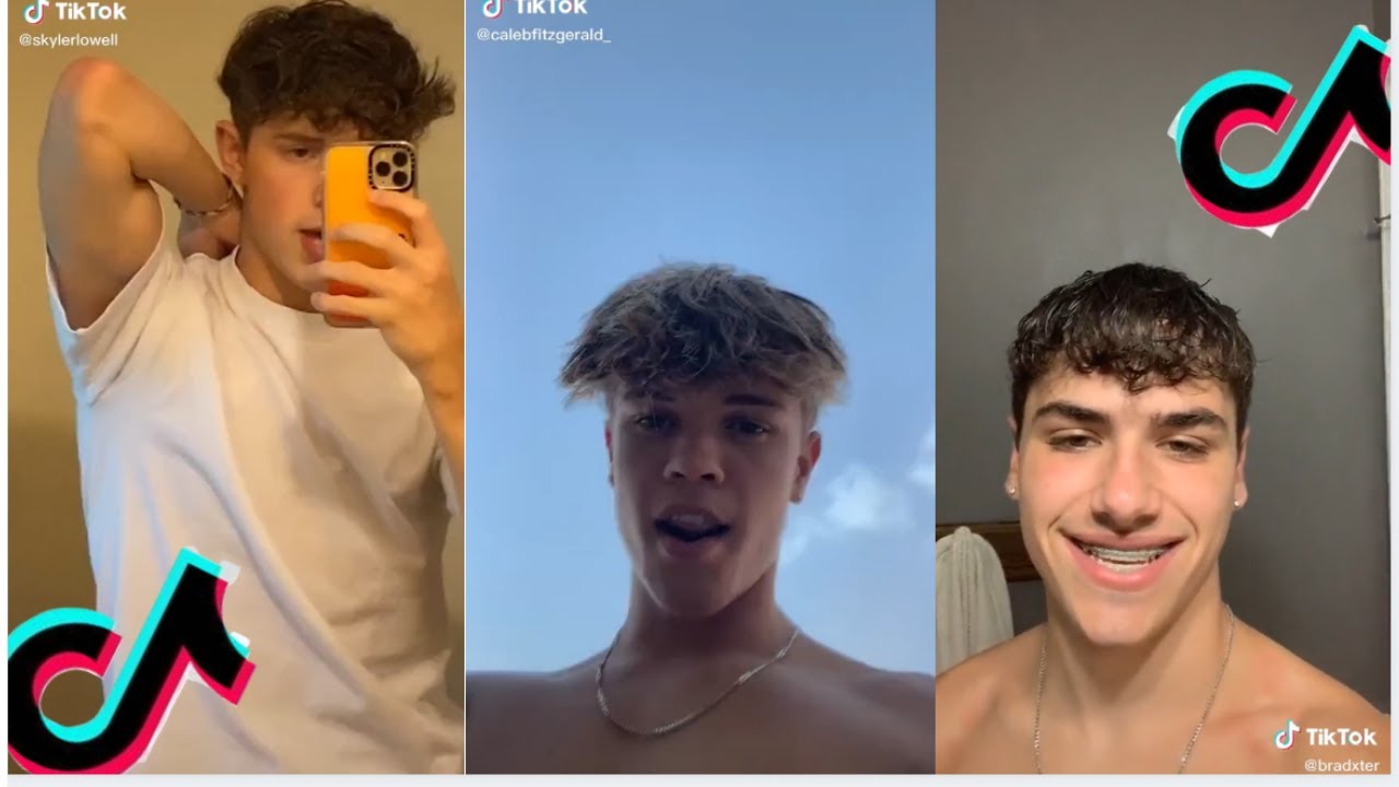Cute Boys On Tiktok Part 1 Youtube