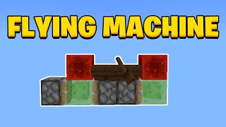 How to make A Flying Machine in Minecraft 1.20