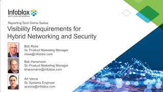 Infoblox Reporting Webinar: Visibility for Hybrid Networking and Security