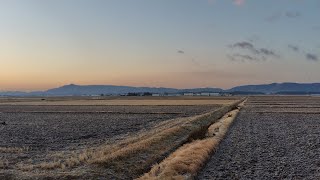 東北のとある田舎の2025年1月1日朝を歩きながら今年の抱負を話してみた