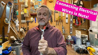 CONNECTING ELECTRICAL WIRES WITH WIRE NUTS Easy steps to strip wires and connect them with wire nuts