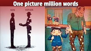 Pictures with deep meaning | Sad reality about sacrifice of parents | one picture million words