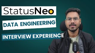 status neo data engineer Interview Experience | How I got selected at status neo?