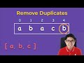 3 Ways to Remove Duplicates in an Array (Python) | Coding Interview