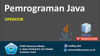 Java Netbeans 03 #1 Operator Aritmatika dan Penugasan