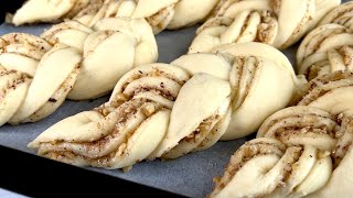 Completely new method for cinnamon rolls! Simple and tasty recipe