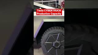 Tesla Cybertruck Production Capacity Update Gigatexas! #shorts