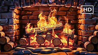 🔥 Fireplace 4K UHD! Fireplace with Crackling Fire Sounds. Fireplace Ambience