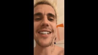 20200104 Justin Bieber Instagram Live (performing \