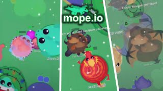 Mope.io Gameplay - Epic Kill Montages, Funny Moments, and Black Dragon Dominating!