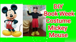 DIY BOOK WEEK COSTUME-MICKEY MOUSE