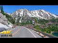 Sierra Nevada Mountain Scenic Drive to Lake Tahoe | Emerald Bay California & Nevada 4K