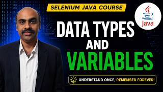 Step 6 - Data Types and Variables in Java | Selenium Java Course for Beginners