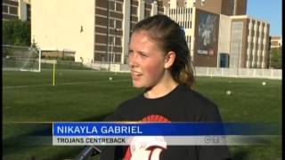 SAIT Trojans soccer family - the Gabriel siblings (CTV/CFCN Calgary)