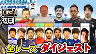 【G3松山】力の差は五分五分の選手達でしたが先行ラインが確定版が目立った初日(審議映像有)