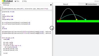 A projectile motion problem with python