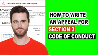 How To Reactivate SECTION 3 Code of Conduct Seller SUSPENSION #amazonsuspended