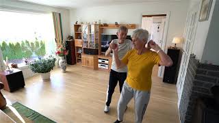 Muppetene Tove og Svein Arne danser \