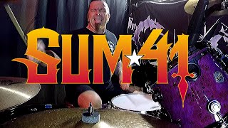 SUM 41-OUT FOR BLOOD. drum cover Jim Chaffin