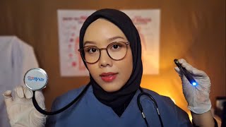 ASMR (Sub ✔️) Cranial Nerve Exam on a Rainy Night ⛈️