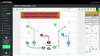 Make A FirstDown PlayBook Flag Football Play Into Your Play In Seconds