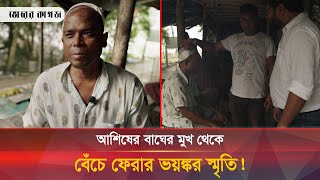 যেভাবে বাঘের মুখ থেকে বেঁচে ফিরেছিলেন আশিষ দাস | Tiger | Sundarban | Bhorer Kagoj