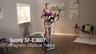 Sunny Health & Fitness SF-E3607 Magnetic Elliptical Bike