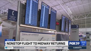 Southwest to resume nonstop flights from Indy to Chicago's Midway after hiatus