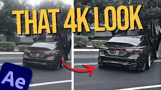 The Ultimate 4K Car Quality | After Effects Tutorial
