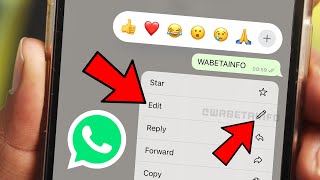 iPhone WhatsApp Edit Message Feature New Update 2023