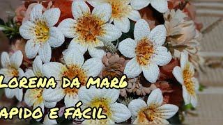 Aprenda fazer margaridas em e v a atoalhado