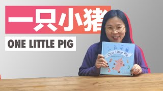 One little pig | Easy Mandarin Chinese bedtime story for kids (and adults) ( HSK1 / HSK2)