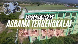 Drone horror ‼️dji Neo blusukan di gedung bekas asrama terbengkalai #djineo #djimini3 #drone #horor