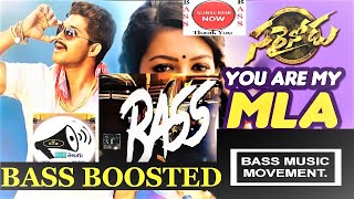 Telugu Bass Boosted Songs New telugu bass songs Dj Top 3 Full
